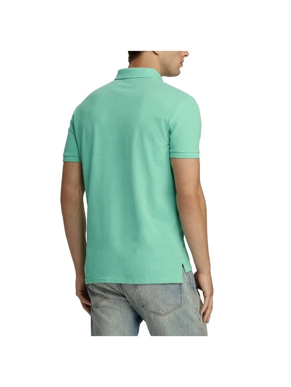 POLO Ralph Lauren Men’s Soft Cotton Performance Polo In Celadon Green-Size Small